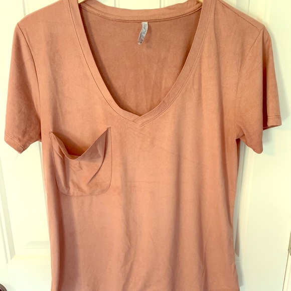 Z Supply Tops - Z Supply Dusty Pink Faux Suede Shirt, Medium Z Supply Tops - Z Supply Dusty Pink Faux Suede Shirt, Medium